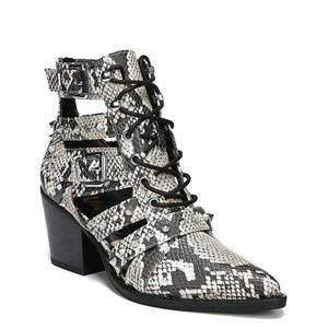 Sam Edelman Snake Print Booties